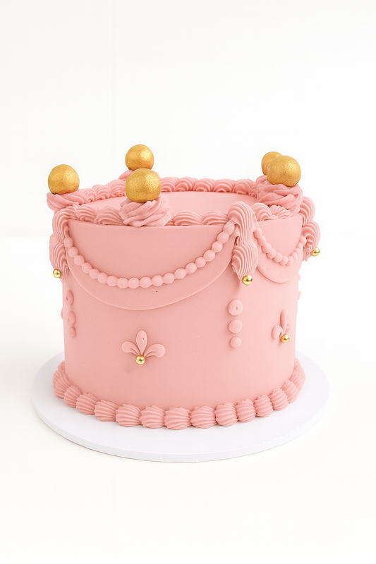 Pink Vintage Cake